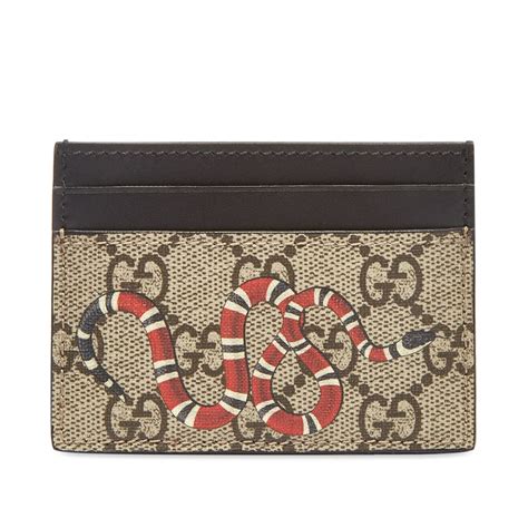 card holder gucci snake|gucci snake cardholder.